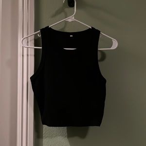 Amazon Racerback Cropped Tank (S / Black)